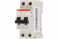 Выключатель автоматический двухполюсный 40А С S202 6кА ABB 2CDS252001R0404