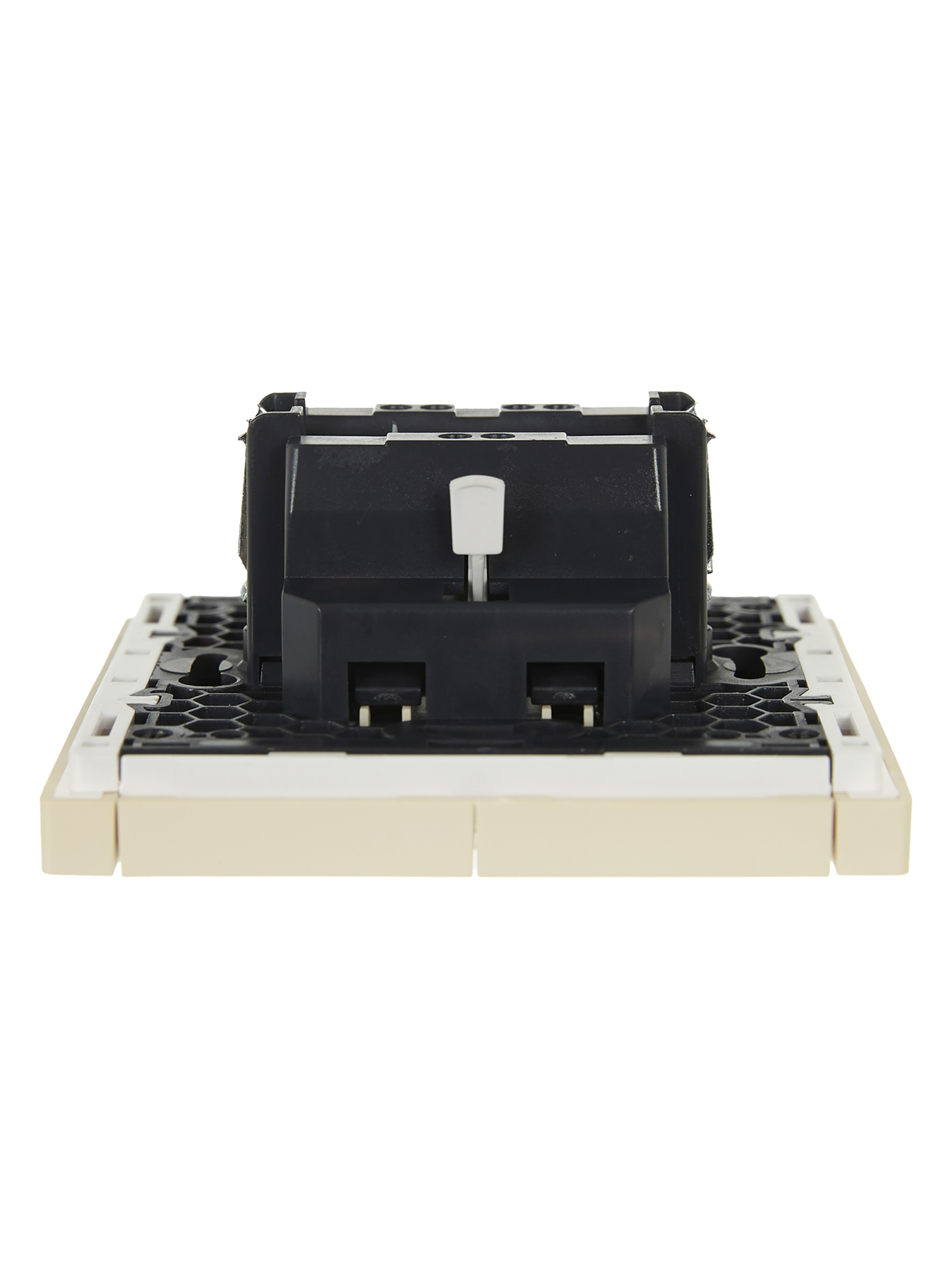 FORTE&PIANO Выключатель 2-клавишный 10А FP405 ваниль IEK FP-V20-0-10-1-K10