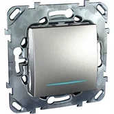 UNICAtop Переключатель одноклавишный с индикацией в рамку сх.6 Schneider Electric MGU5.203.30NZD