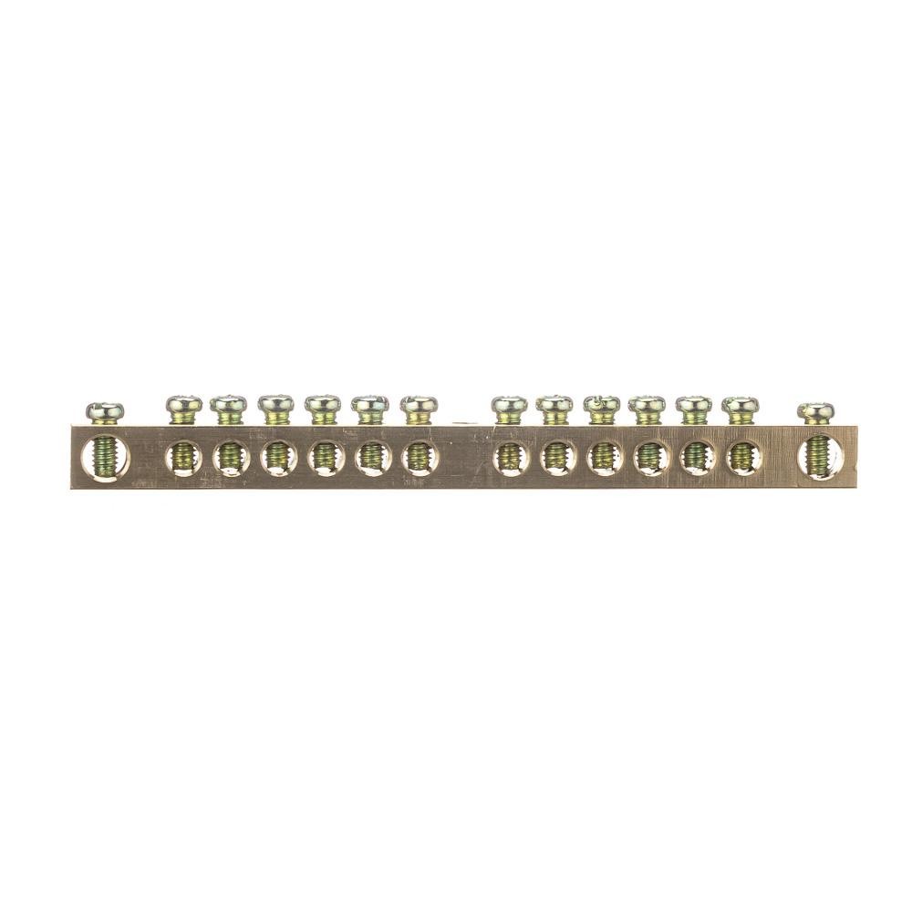 Шина соединительная типа PIN (штырь) 3P до 63А (дл.1м) ШС-101 DEKraft Dekraft 32034DEK