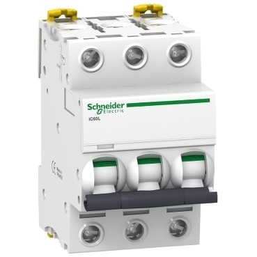 Выключатель автоматический трехполюсный 16А B iC60L 15кА Schneider Electric A9F93316