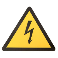 Знак молния 85х85х85мм (1шт) EKF an-1-03-2