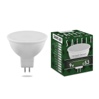 Лампа светодиодная LED 9вт 230в GU5.3 теплый SAFFIT SBMR1609 55084