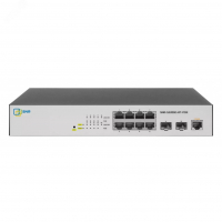 Коммутатор управляемый L2  8 портов RJ45/SFP 100 1000 Мб/сPoE 100Вт SNR SNR-S2200G-8T-POE