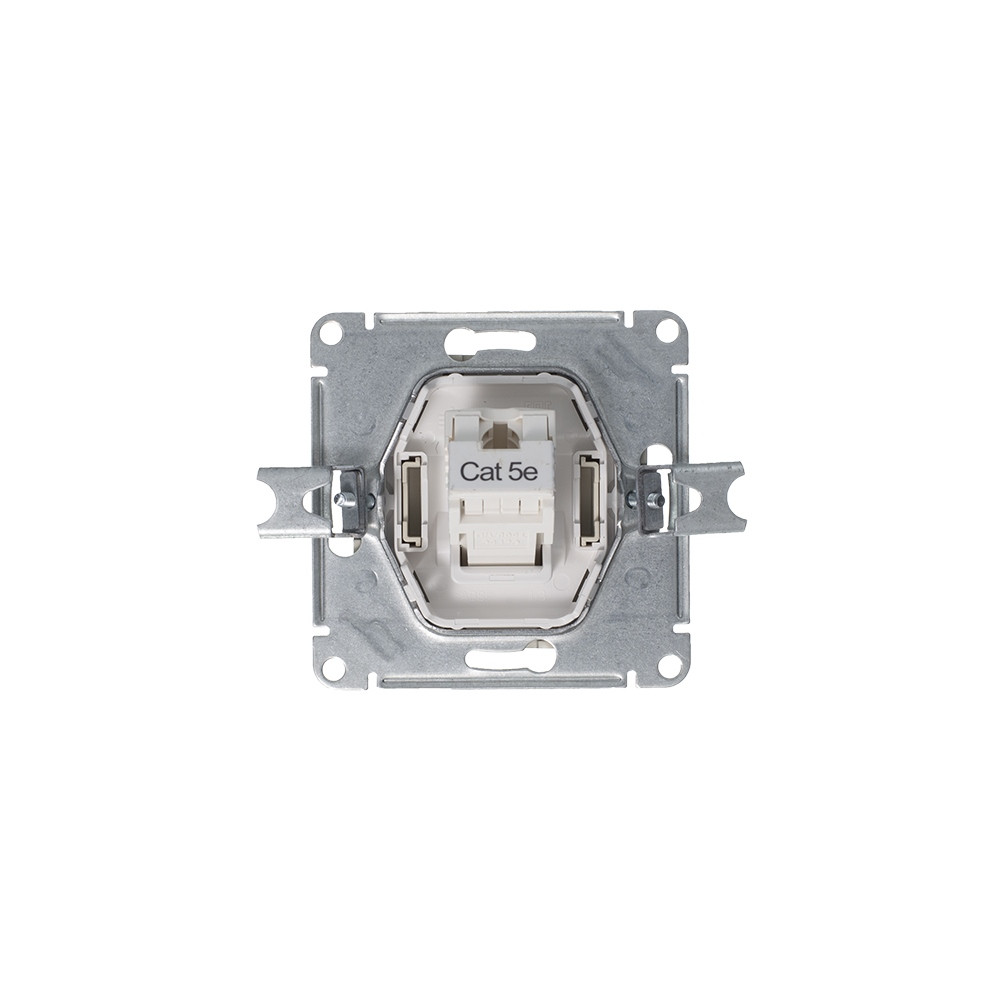 Розетка ATLASDESIGN компьютерная RJ45 механизм алюминий Systeme Electric ATN000383
