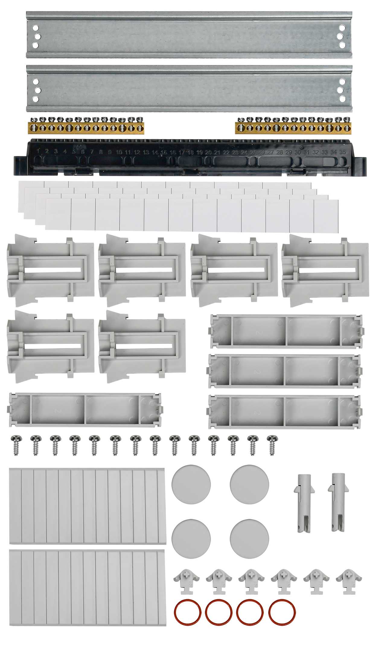 TEKFOR Корпус пластиковый навесной КМПн-36 IP65 черная прозрачная дверь IEK TF5-KP72-N-36-65-K03-K02