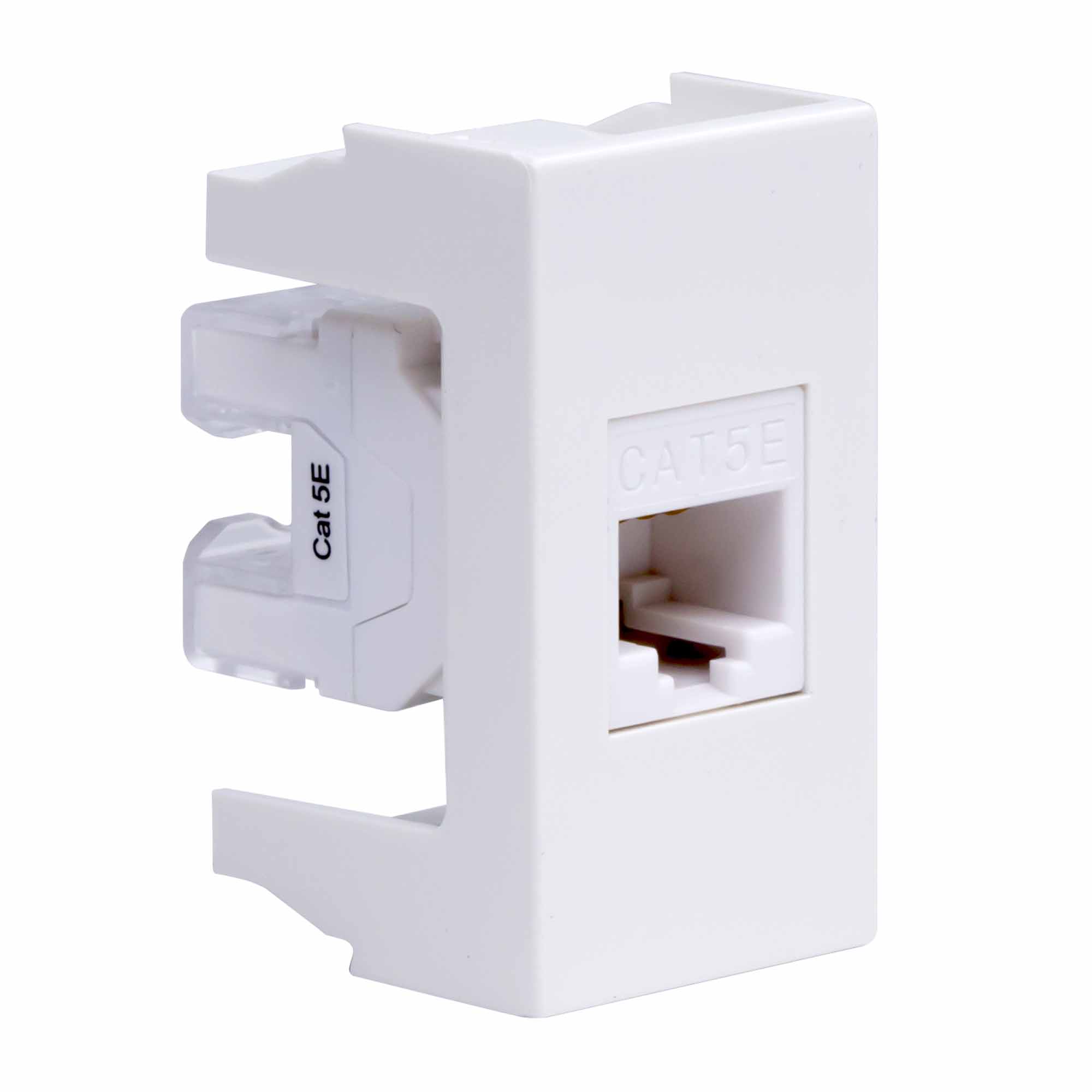 VIVA Розетка компьютерная RJ45 1 модуль категория 5е белая DKC 45038