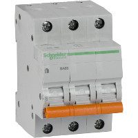 Выключатель автоматический трехполюсный 16А С ВА63 4.5кА Schneider Electric 11223