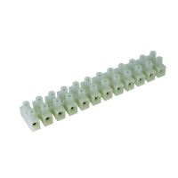 Клеммник 12П 85 градусов 450V 57A 10мм.кв. белый полипропилен DKC 43412PL/B
