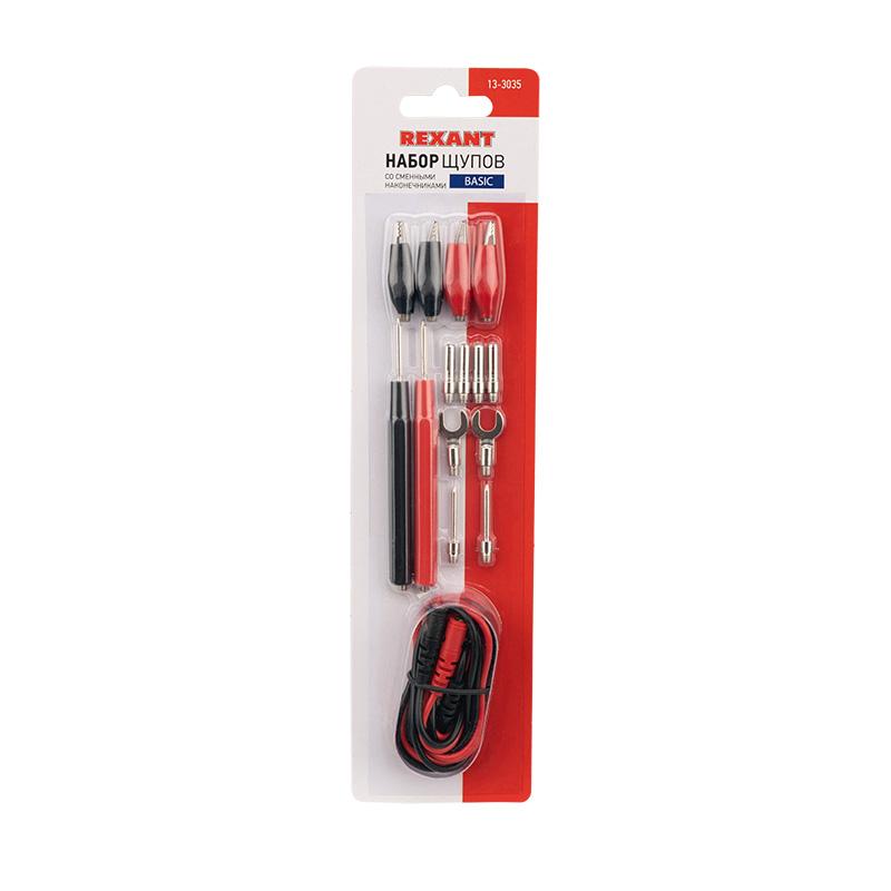 Набор щупов со сменными насадками  Basic, REXANT 13-3035