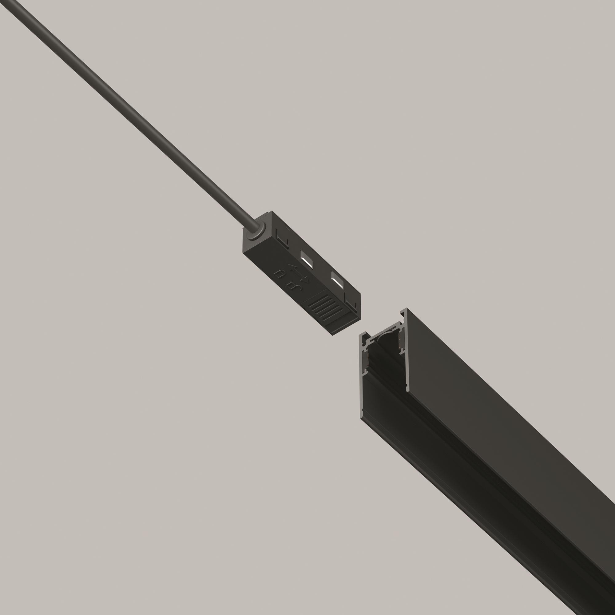 Ввод питания Exility черный Maytoni TRA034B-42B-1