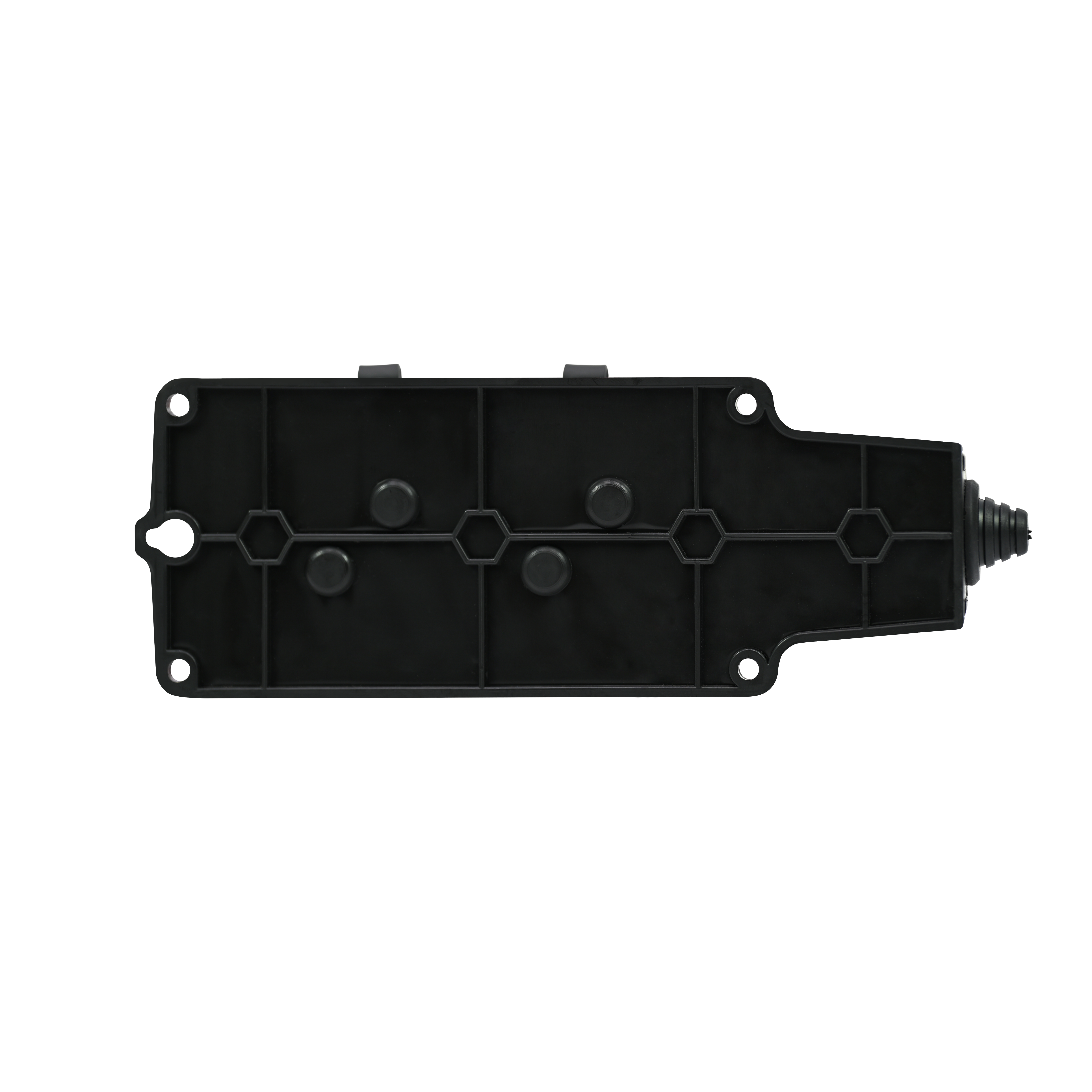 Колодка 2х розетка двойная 2К+З каучуковая        16А/250В IP44 Чёрная MultiSet Systeme Electric MST4102BK