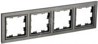 BRITE Рамка 4 поста РУ-4-БрТБ темная бронза IEK BR-M42-K45