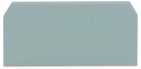 Плата концевая двухполюсная серая (уп=25шт) WAGO 280-308