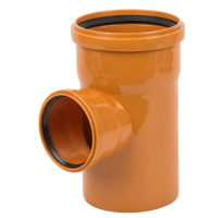 Тройник 87.5 градусов 160-110 для наружной канализации Valfex 34160110