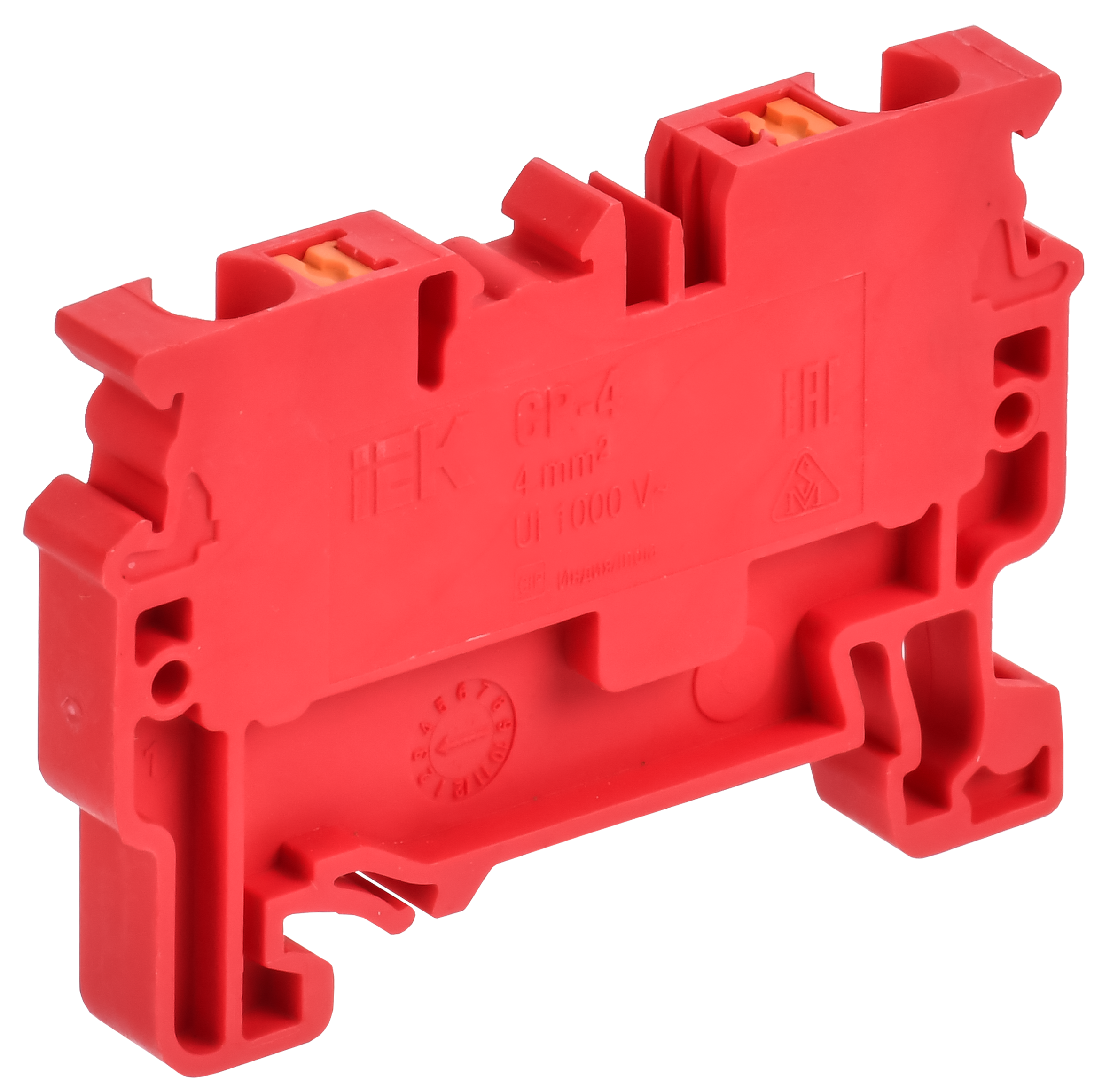 ARMAFIX Клемма пружинная Push In CP 4мм2 красная IEK AF-CT20-00-K04-004
