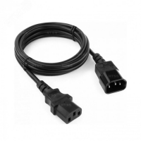 Шнур питания NTSS для БРП IEC 60320 C13 - IEC 603 20 C14. 3х0.75. 1.8 м. ГОСТ NTSS-PC13142 ЦБ-00139665
