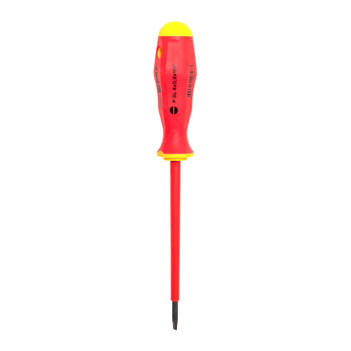 Отвертка Professional SL4х0.8 мм VDE 1000В EKF sl-4-0.8-pro-in