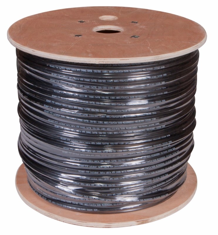 Витая пара F/UTP 4PR 24AWG CAT5e OUTDOOR + ТРОС REXANT 01-0144