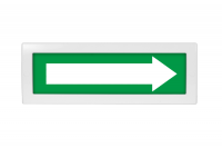 Оповещатель световой Молния-12 Стрелка вправо зеленый фон Вистл ML-12-0143