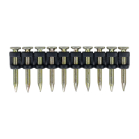 Гвозди по бетону, металлу и кирпичу  2,7х25 мм (1000шт) Toua 2725smoothEG