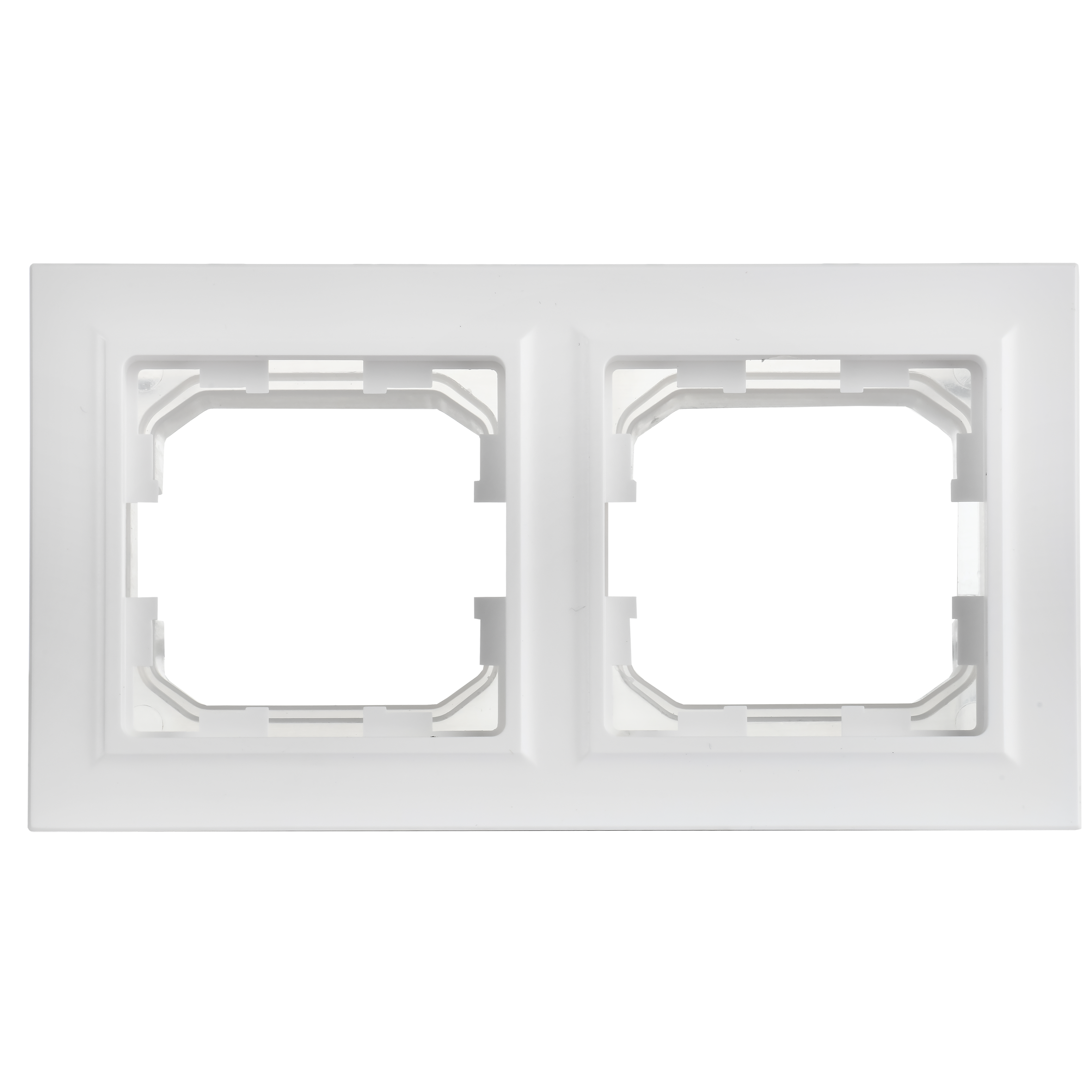 BRITE Рамка 2-местная IP44 РУ-2-БрАБ-44 арктический белый IEK BR-M22-44-K91