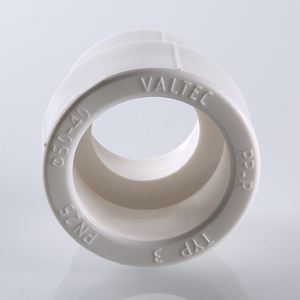 Муфта переходная 40x20 полипропиленовая PPR белая VALTEC VTp.705.0.040020 PV7054020