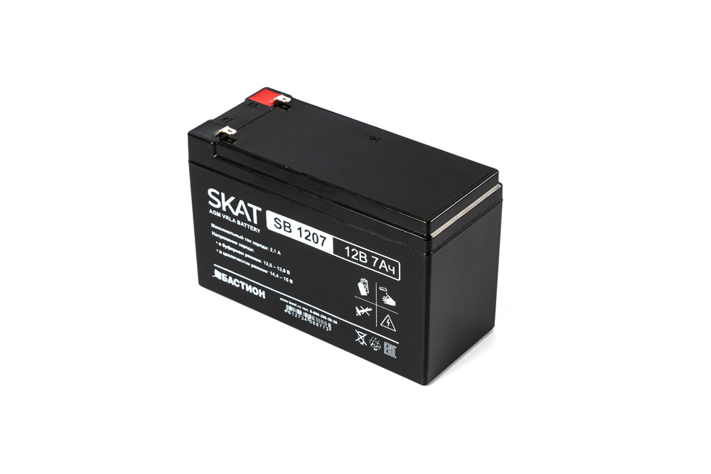 Аккумулятор SKAT SB 12В 7Ач Бастион 2533