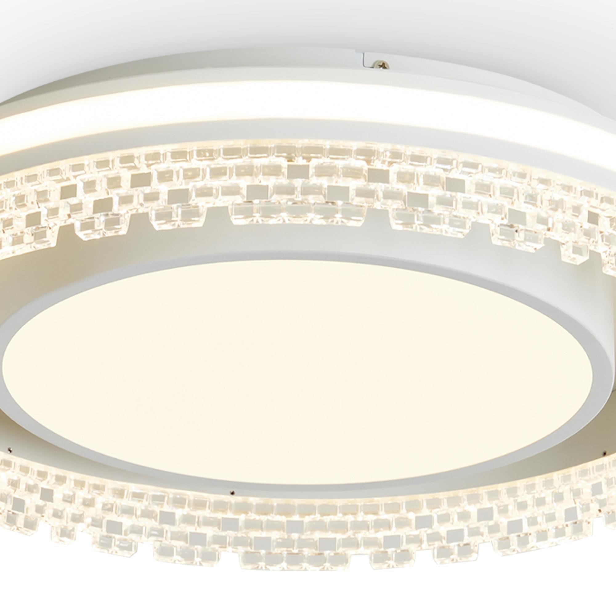 Светильник потолочный Lulla LED 100W 7810Лм 3000-6000К IP20 Белый Freya FR6153CL-L95W