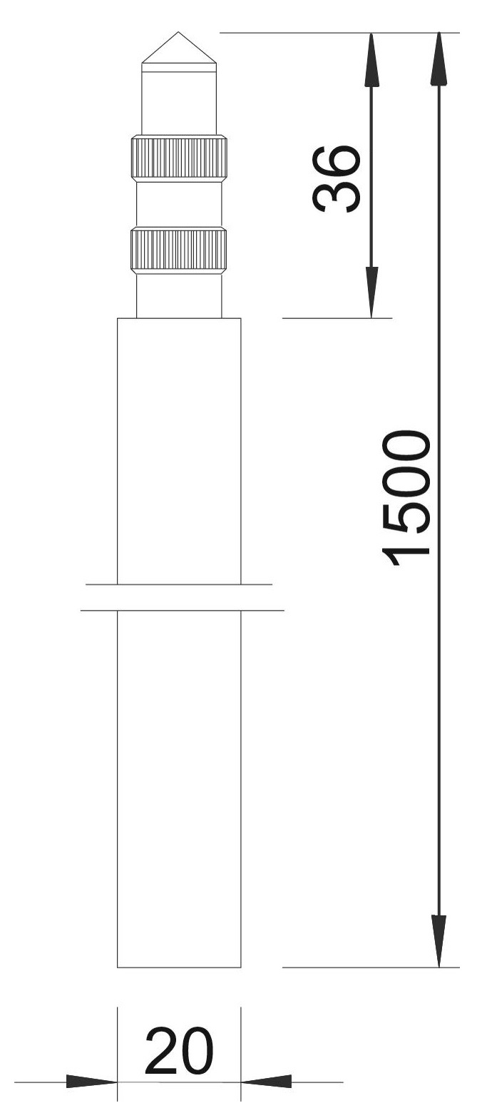 Стержень заземления 1,5 м горячий цинк OBO Bettermann 5000750