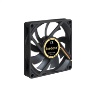 Вентилятор для корпуса 12В DC, 60x60x15 мм, 3pin, 3500RPM, 24dBA, подшипник скольжения ExeGate EX281212RUS