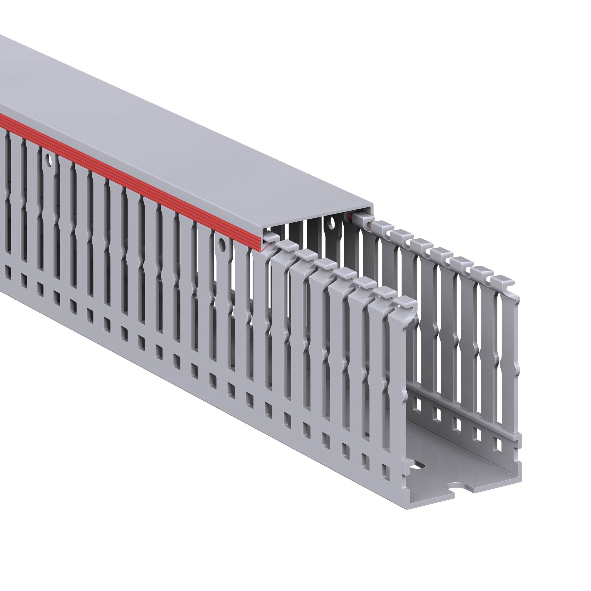 Короб перфорированный RL6 40x60 серый QUADRO DKC 01107RL