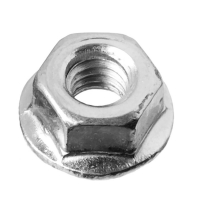Гайка DIN6923 М8 шестигранная с фланцем покрытие цинк 100 шт Крепдил 8782786-100