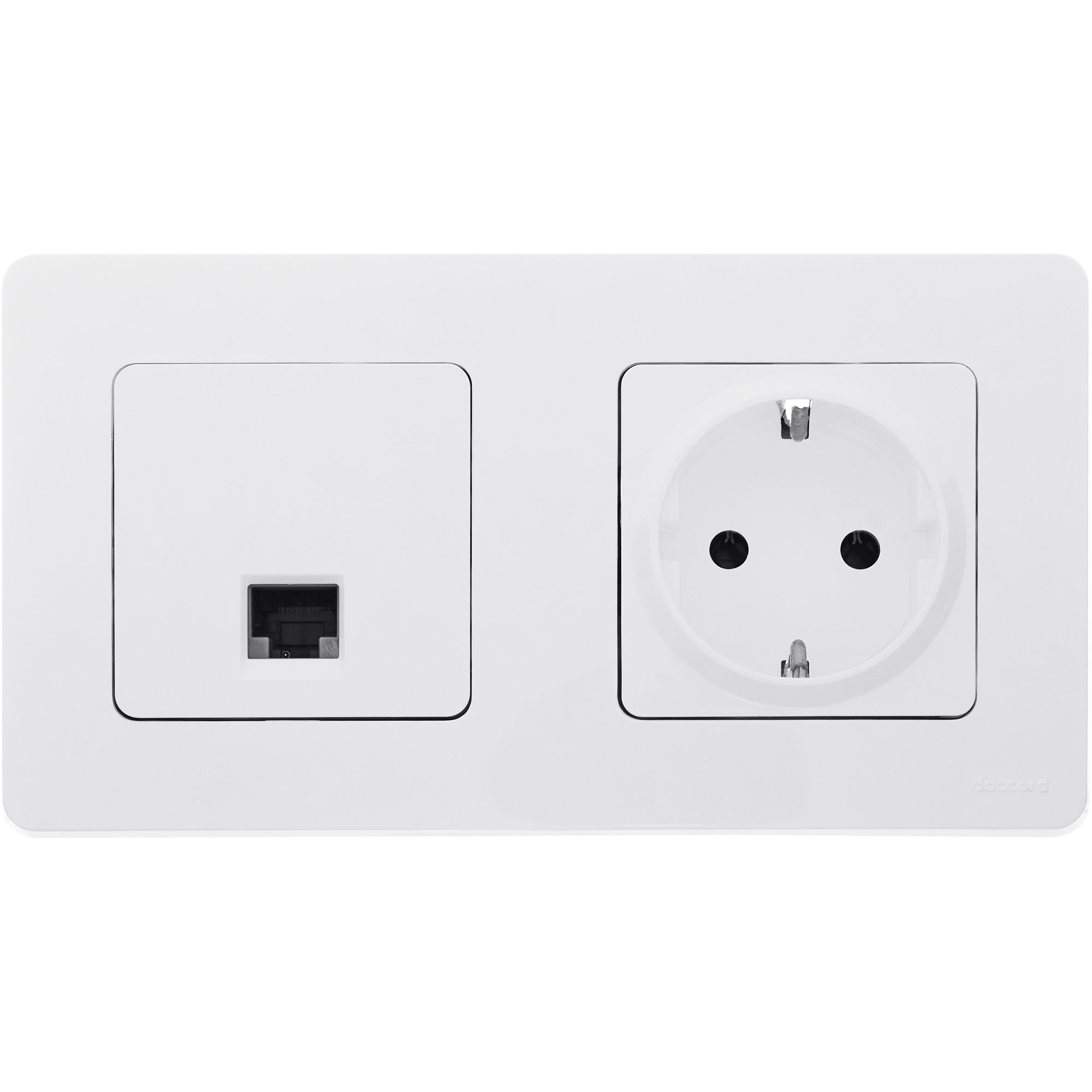 Розетка компьютерная RJ45 категория 5Е UTP белый INSPIRIA IEK 673825