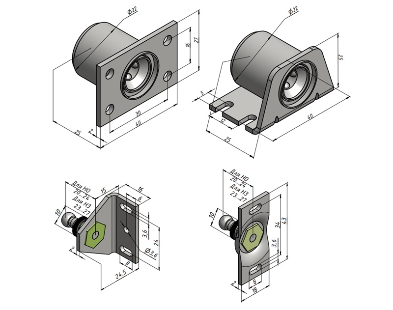 Замок электромеханический Promix Promix-SM131.10-00 4630053320594