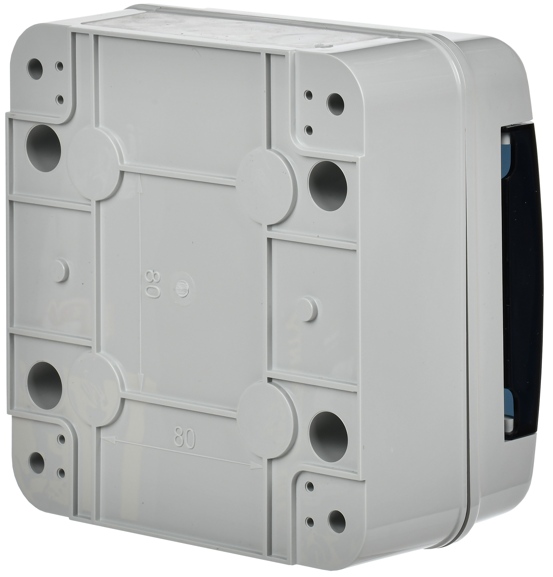 TEKFOR Корпус пластиковый навесной КМПн-6 IP65 черная прозрачная дверь IEK TF5-KP72-N-06-65-K03-K02