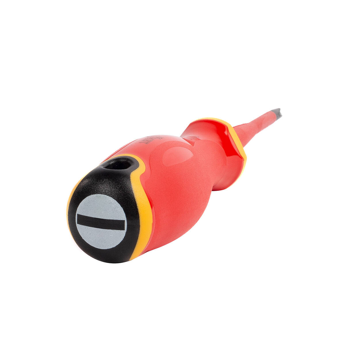 Отвертка диэлектрическая шлицевая SL5.5x125 серия СЛИМ для работ под напряжением до 1000 В КВТ 103004