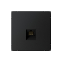 ARTGALLERY розетка компьютерная RJ45, кат. 6A, механизм, карбон Systeme Electric GAL001086