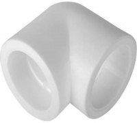 Угольник 40 мм 90 град., полипропиленовый PPR, белый Valfex 10108040