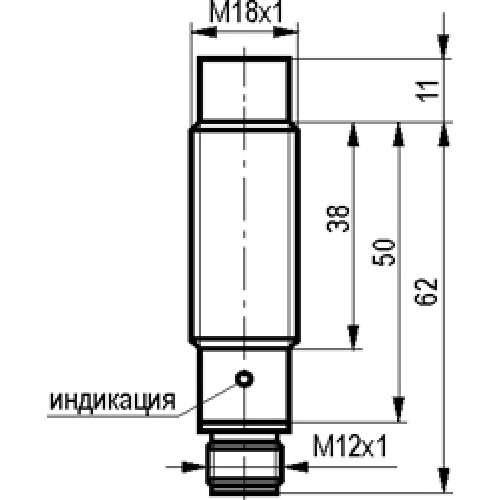 Индуктивный бесконтактный выключатель ISN EC4A-31P-12-LZS4 ТЕКО 00-00025585