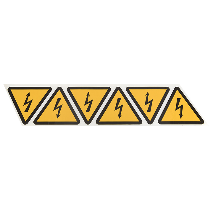 Знак ''молния'' 100х100х100мм (1шт) EKF an-1-01