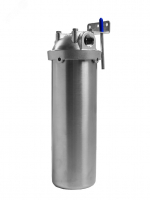 Корпус магистрального фильтра 10SL HMS-10B-1/2BSP из нержавеющей стали Гидротек 8005