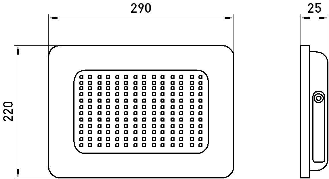 Прожектор светодиодный ДО-150 Вт 15000 Лм 4000К IP65 LPR-023-0-40K-150 ЭРА Б0067708