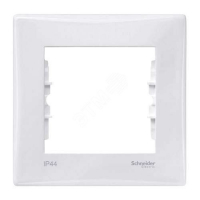 Sedna Рамка 1 пост белая IP44 new Schneider Electric SDN5810521