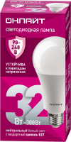 Лампа светодиодная 32вт OLL-A70-32-230-4K-E27 ОНЛАЙТ 90409 31991