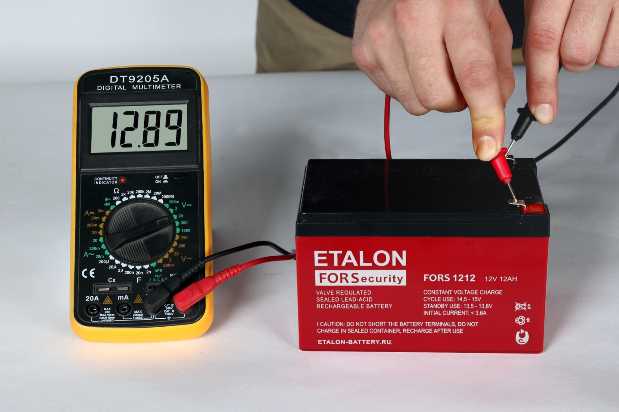 Аккумулятор FORS 12В 12Ач ETALON BATTERY FORS 1212 200-12/12S