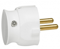 Евровилка Элиум 2К без заземления 16А белая Legrand/Daccord 050183