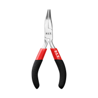 Длинногубцы мини, изогнутые, 115 мм P.I.T. HPLR06-0115B