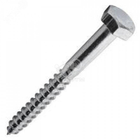 Шуруп DIN571 8х100 сантехнический, шестигранная головка Tech-KREP 00004545