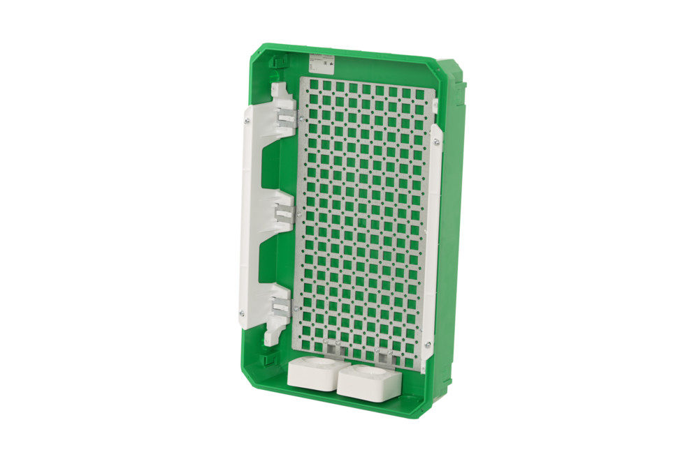 Корпус встраиваемый с прозрачной дверью 3ряд/36мод 2 розетки City9 Box IT к Systeme Electric EZ9E312S2FIT